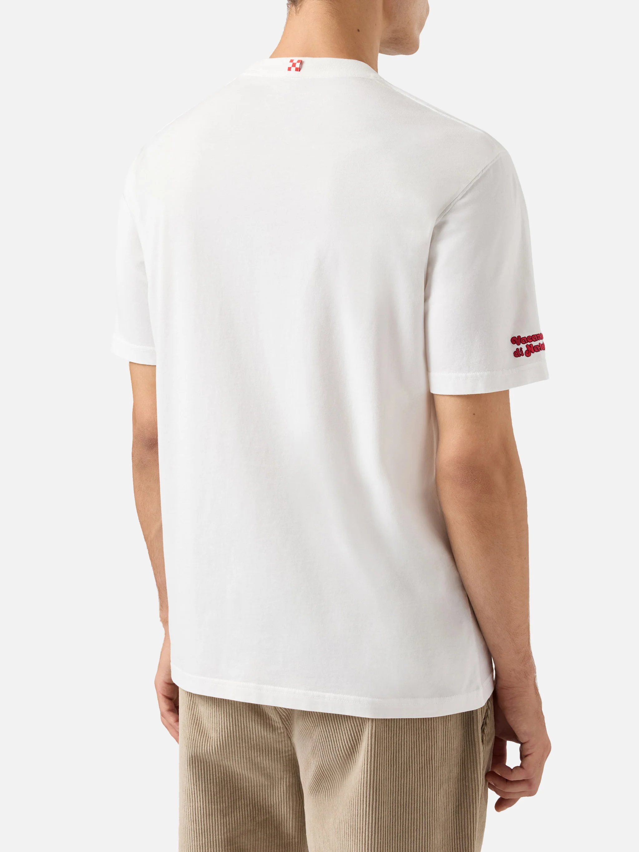 Winter cotton t-shirt Arnott Warm with Sole whisky e sei in pole position! embroidery | VACANZE DI NATALE SPECIAL EDITION - Image 3