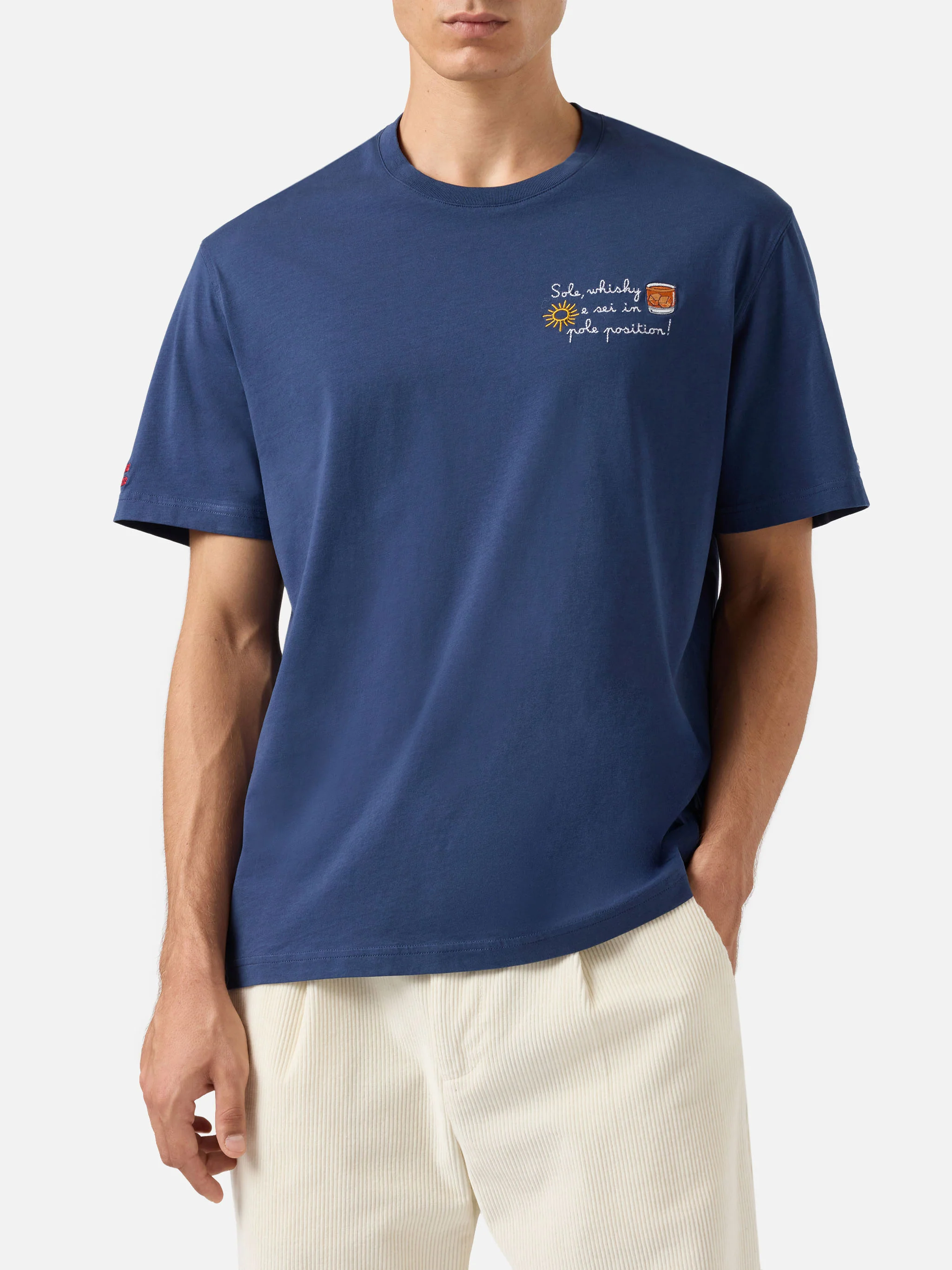 Winter cotton t-shirt Arnott Warm with Sole, wishy e sei in pole position! embroidery | VACANZE DI NATALE SPECIAL EDITION - Image 2