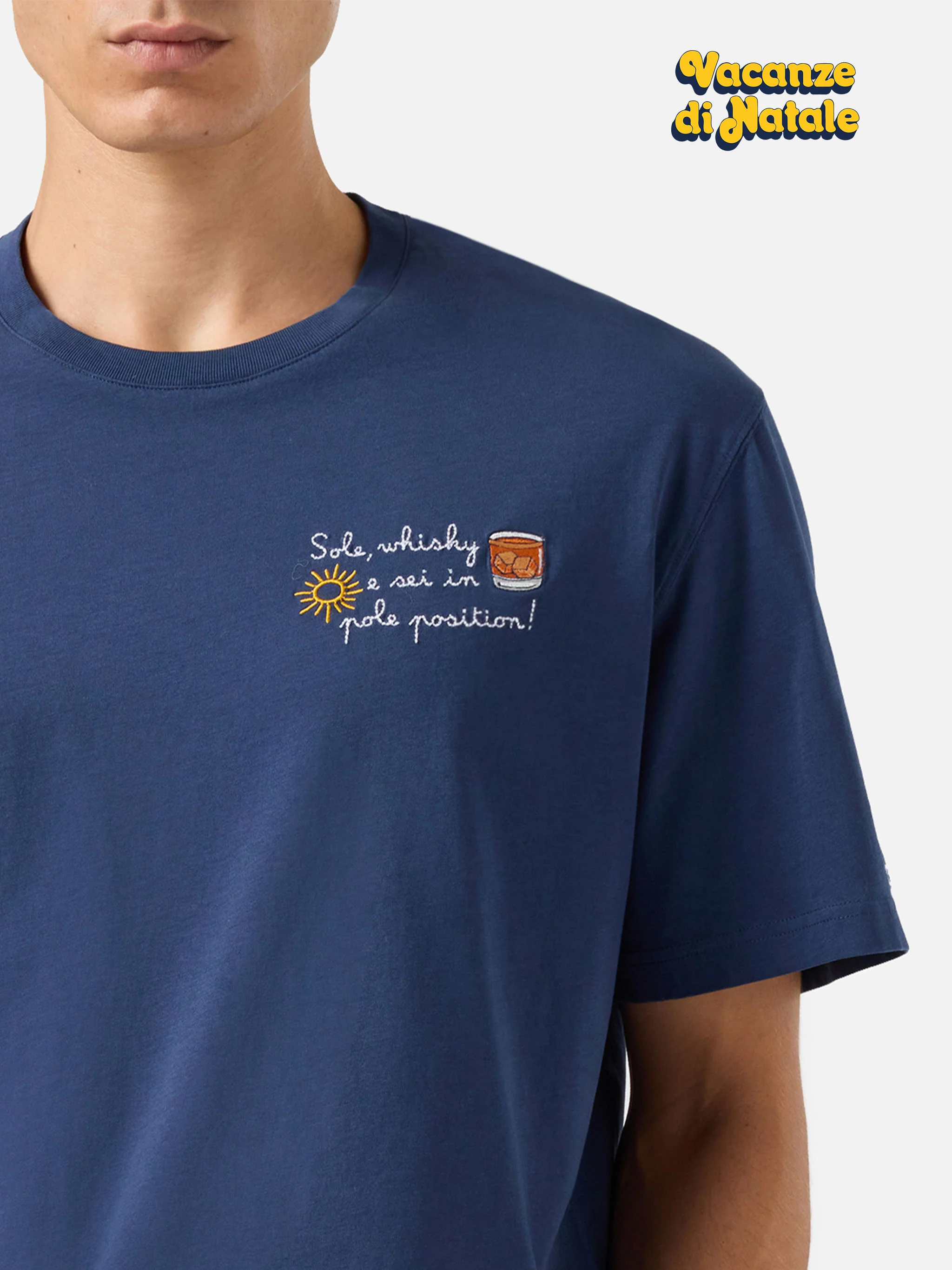 Winter cotton t-shirt Arnott Warm with Sole, wishy e sei in pole position! embroidery | VACANZE DI NATALE SPECIAL EDITION - Image 5