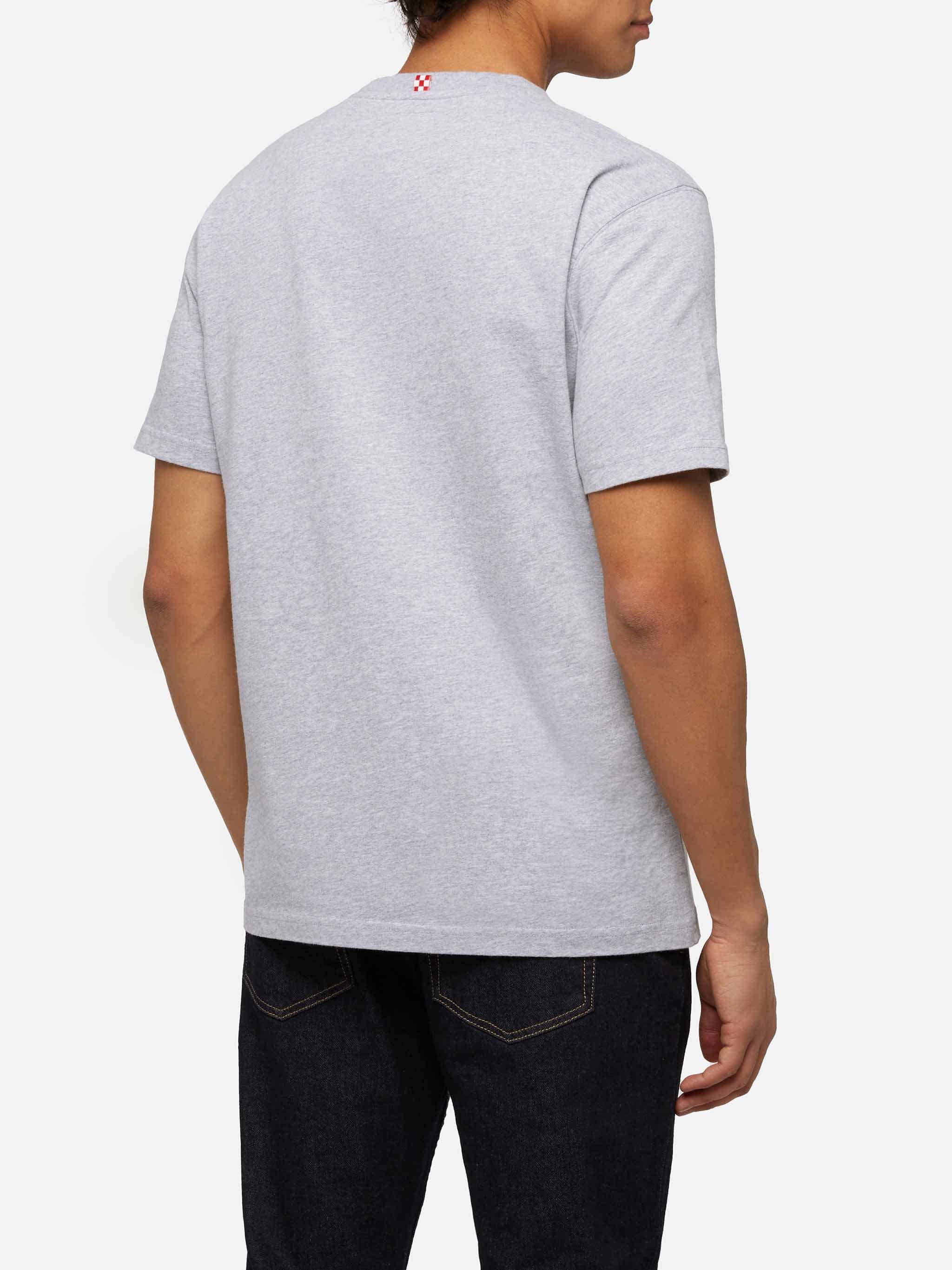 Winter cotton t-shirt Arnott with Cervinia Aprés Ski print - Image 3