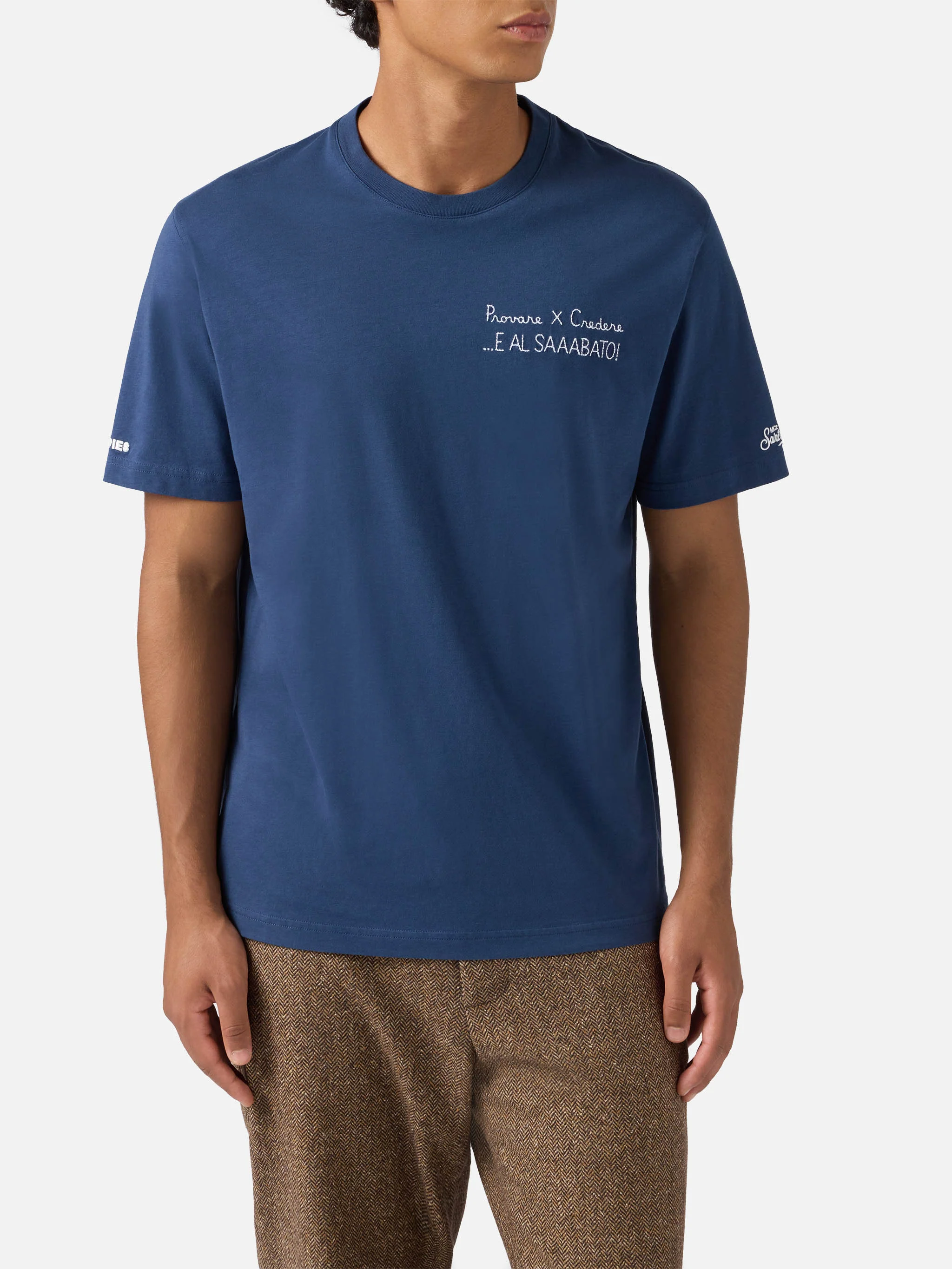 Winter cotton t-shirt Arnott with Provare per credere embroidery | YUPPIES SPECIAL EDITION - Image 2