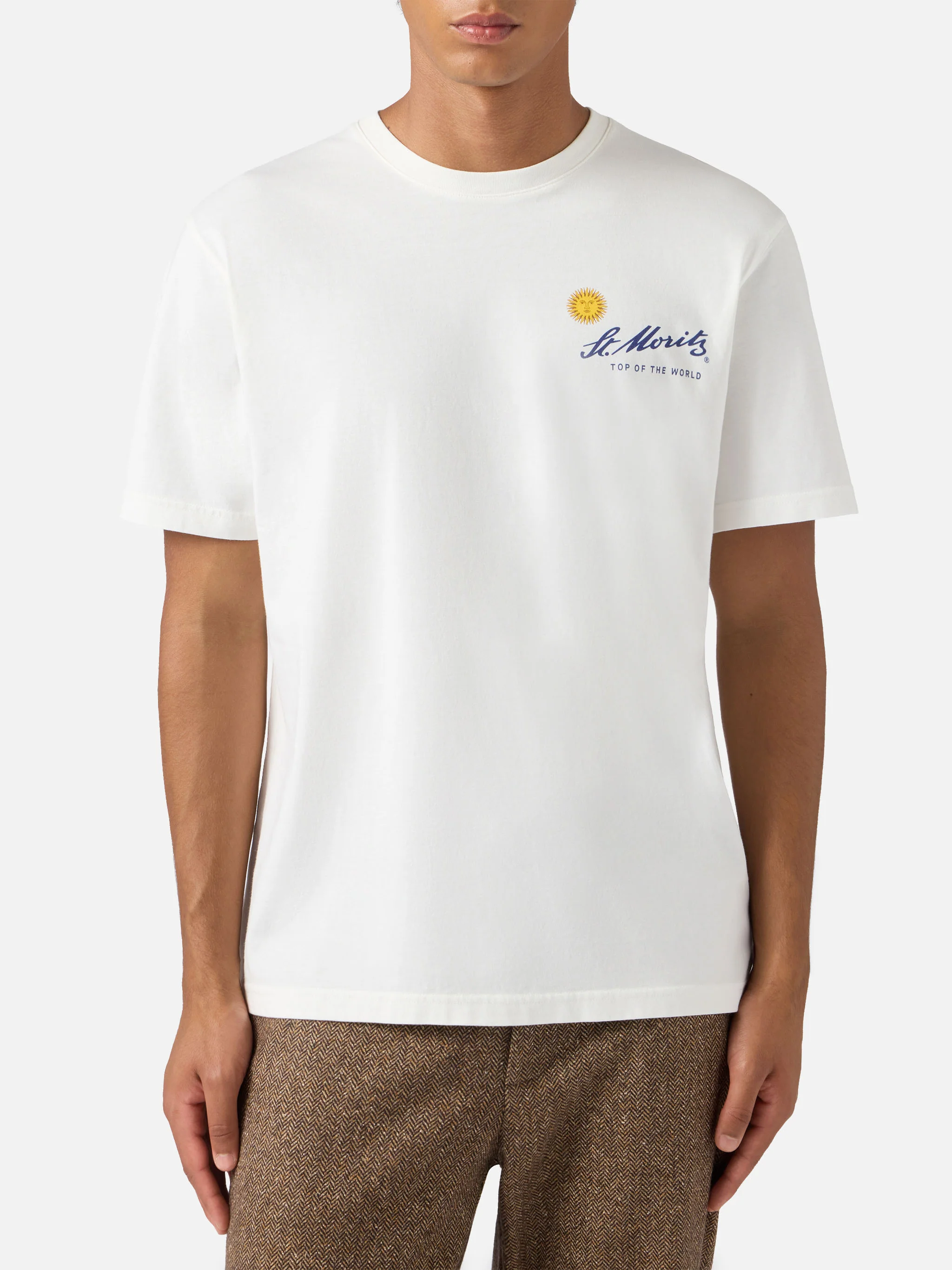 Winter cotton t-shirt Arnott with St. Moritz print | ST. MORITZ TOP OF THE WORLD SPECIAL EDITION - Image 3