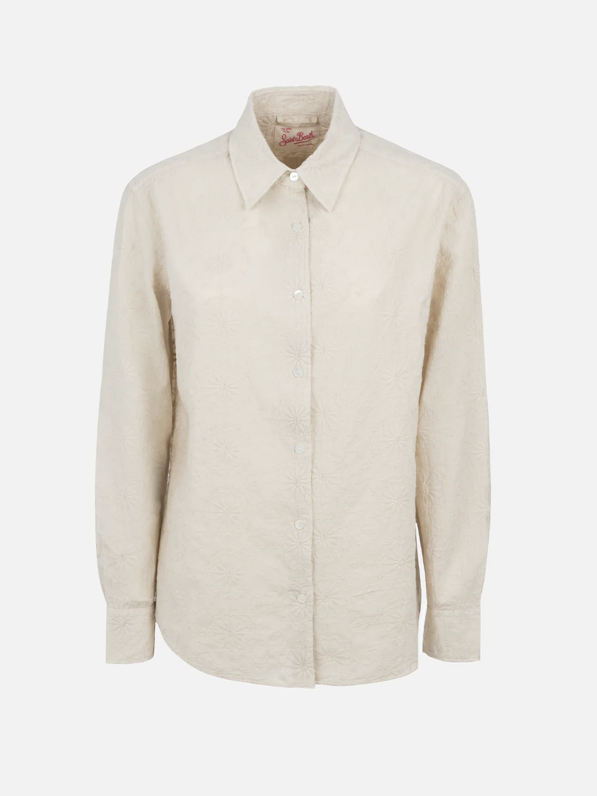 Woman classic Sangallo cotton shirt Meredith - Image 4