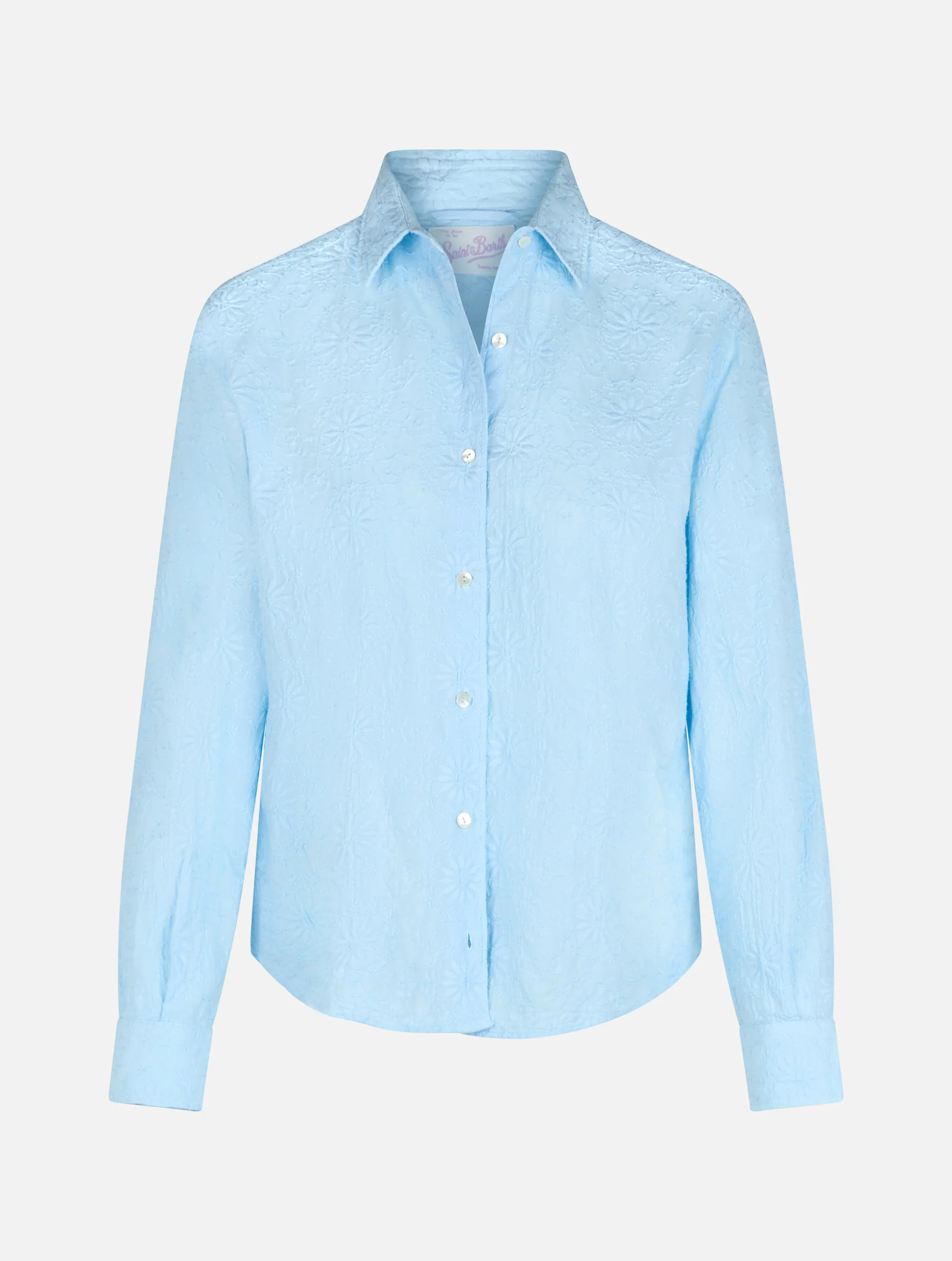 Woman classic Sangallo cotton shirt Meredith - Image 4