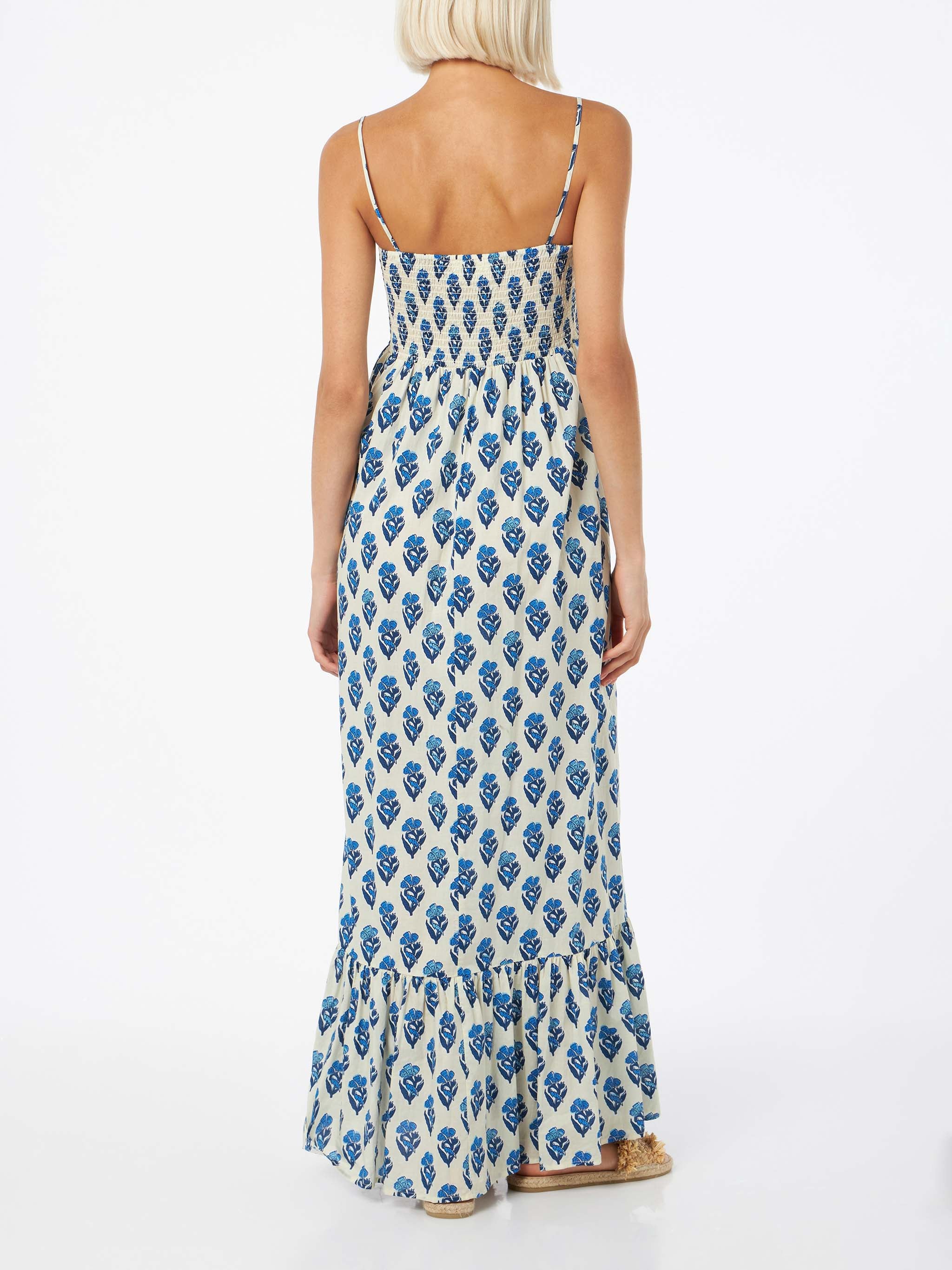 Woman cotton dress Jemma with smocked embroidery - Image 2