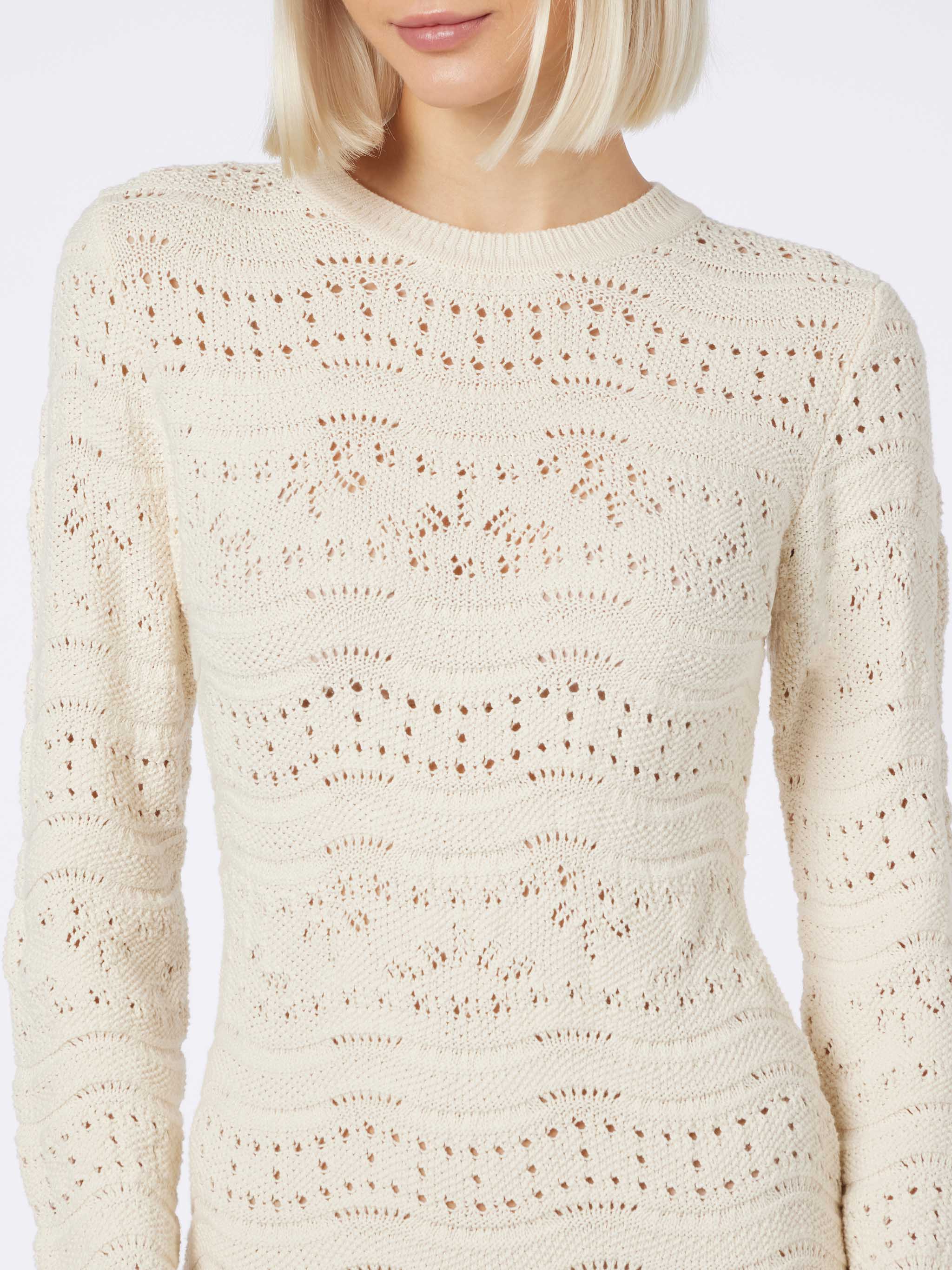 Woman cotton knit mini dress Imany - Image 3