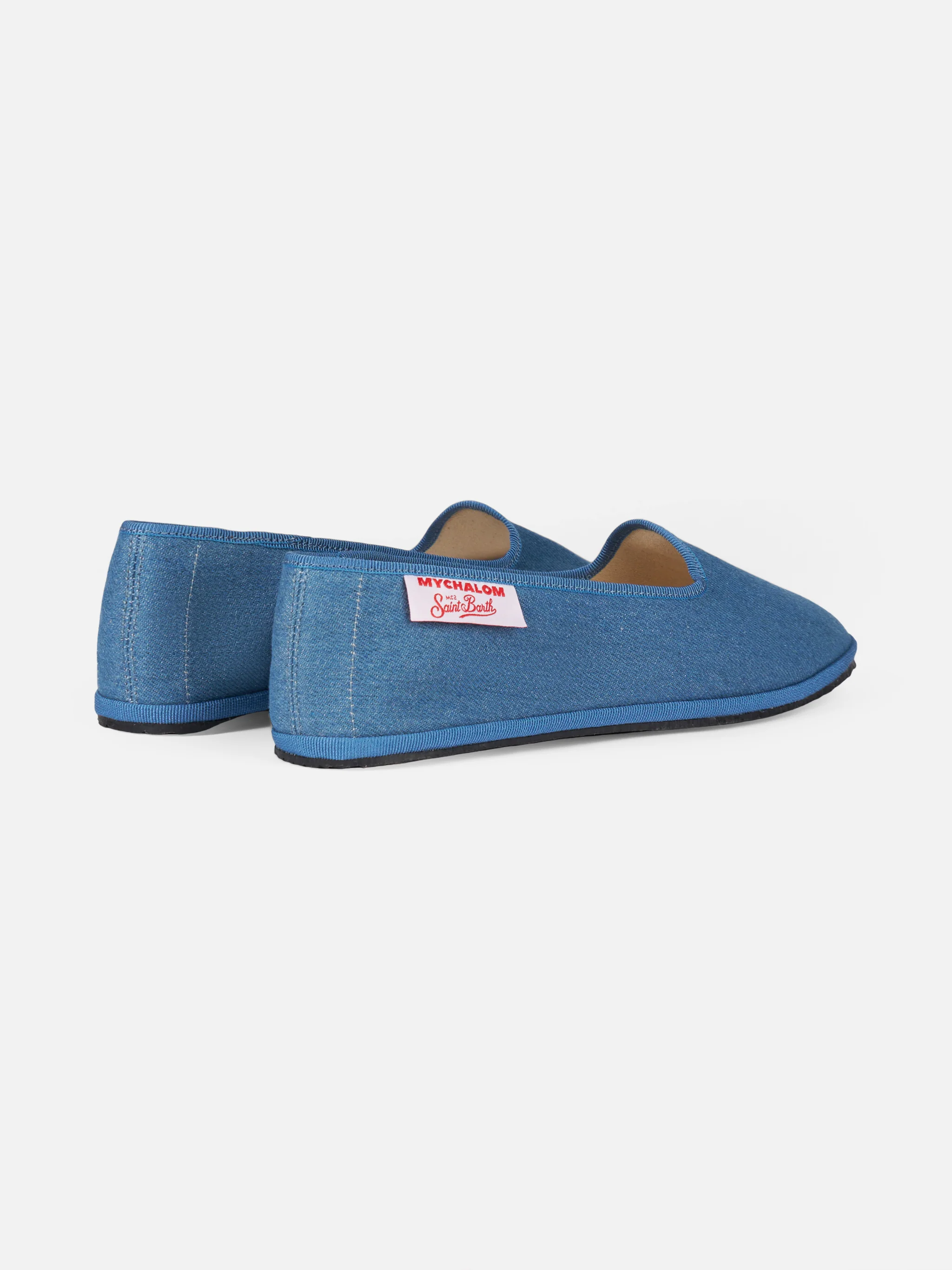Woman denim slipper loafers | MY CHALOM SPECIAL EDITION - Image 4