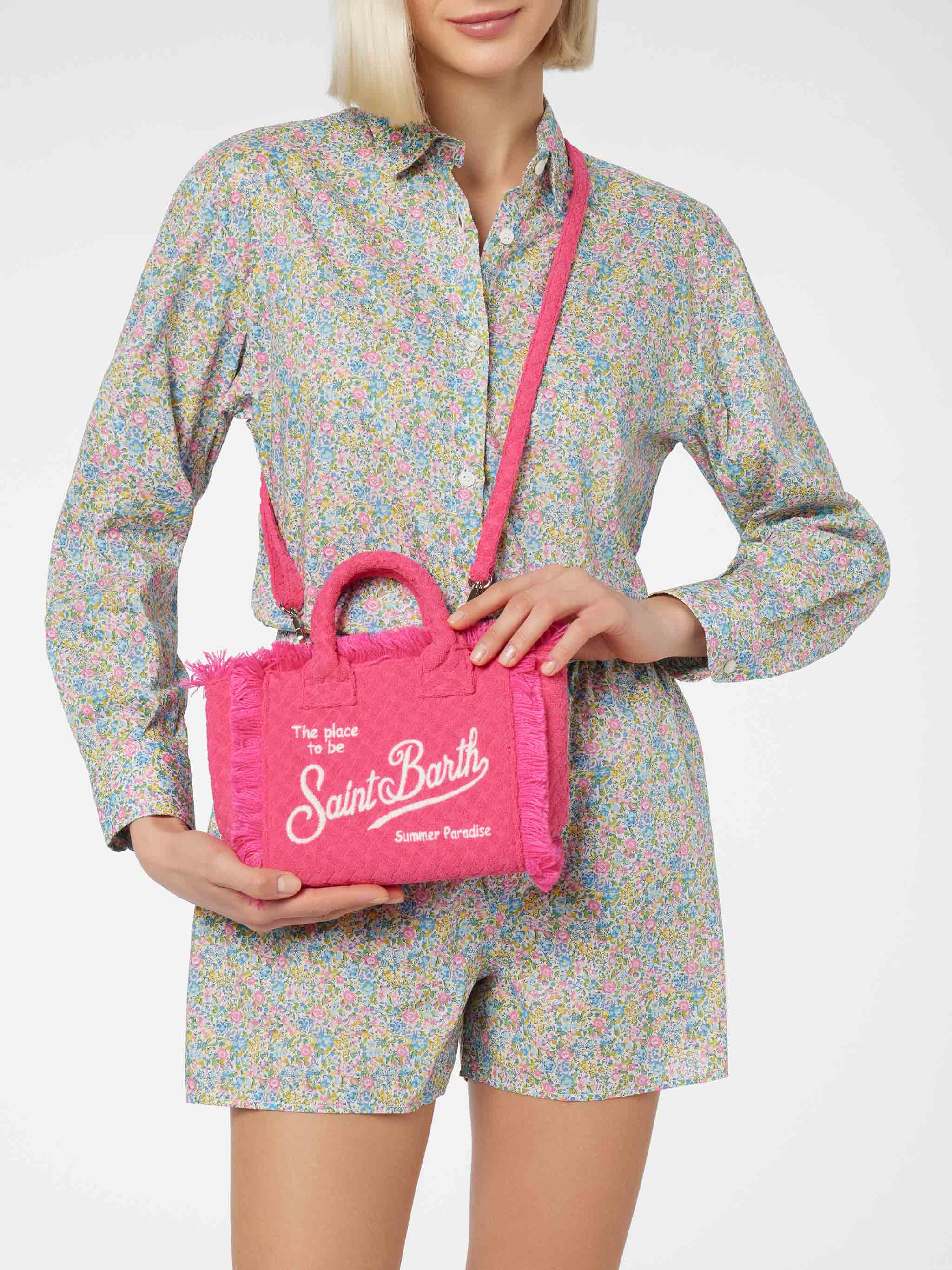 Woman Emma & Georgina print cotton shorts Boxy | MADE WITH LIBERTY FABRIC - Image 6