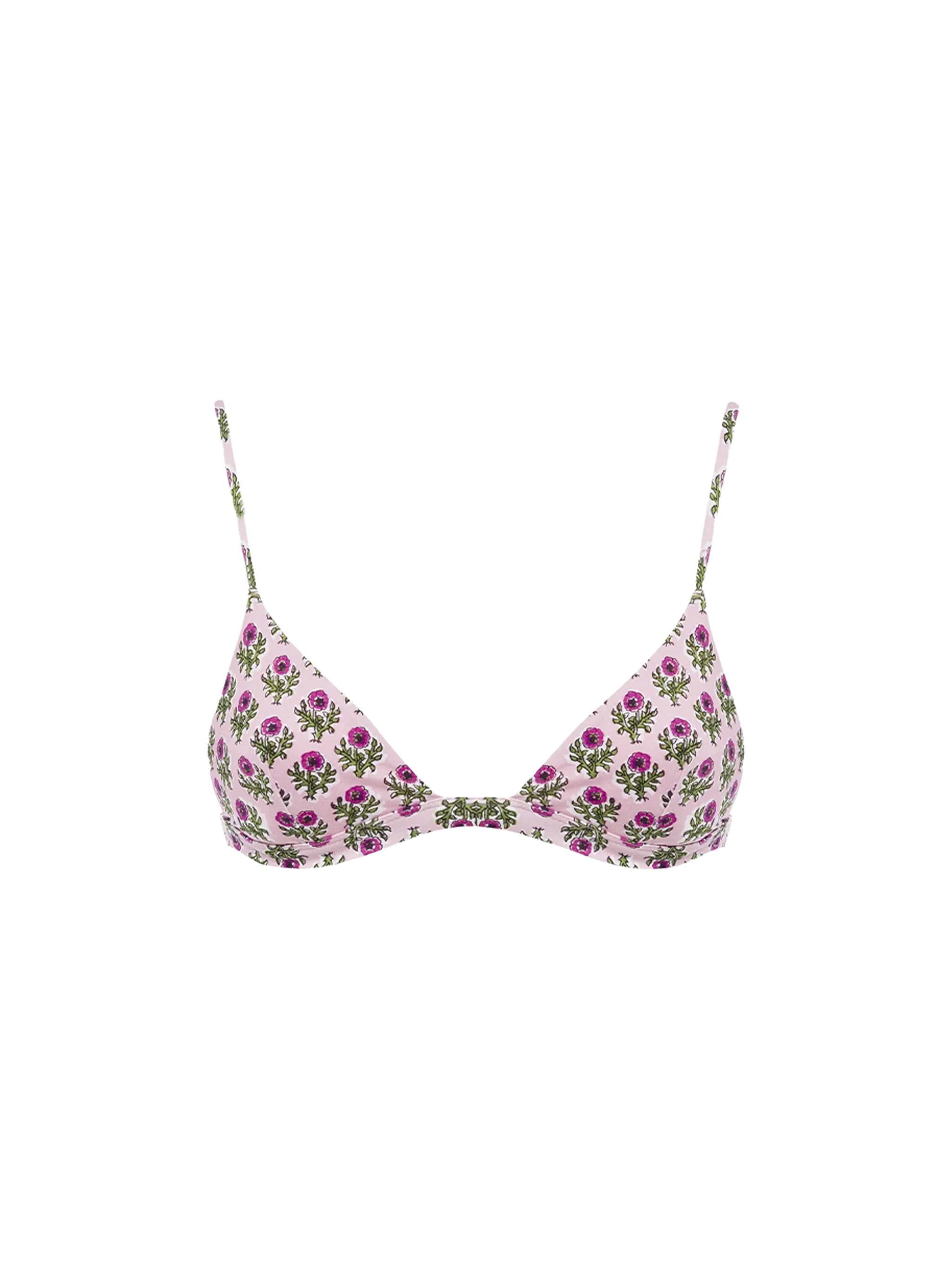 Woman flower triangle top swimsuit Rylie