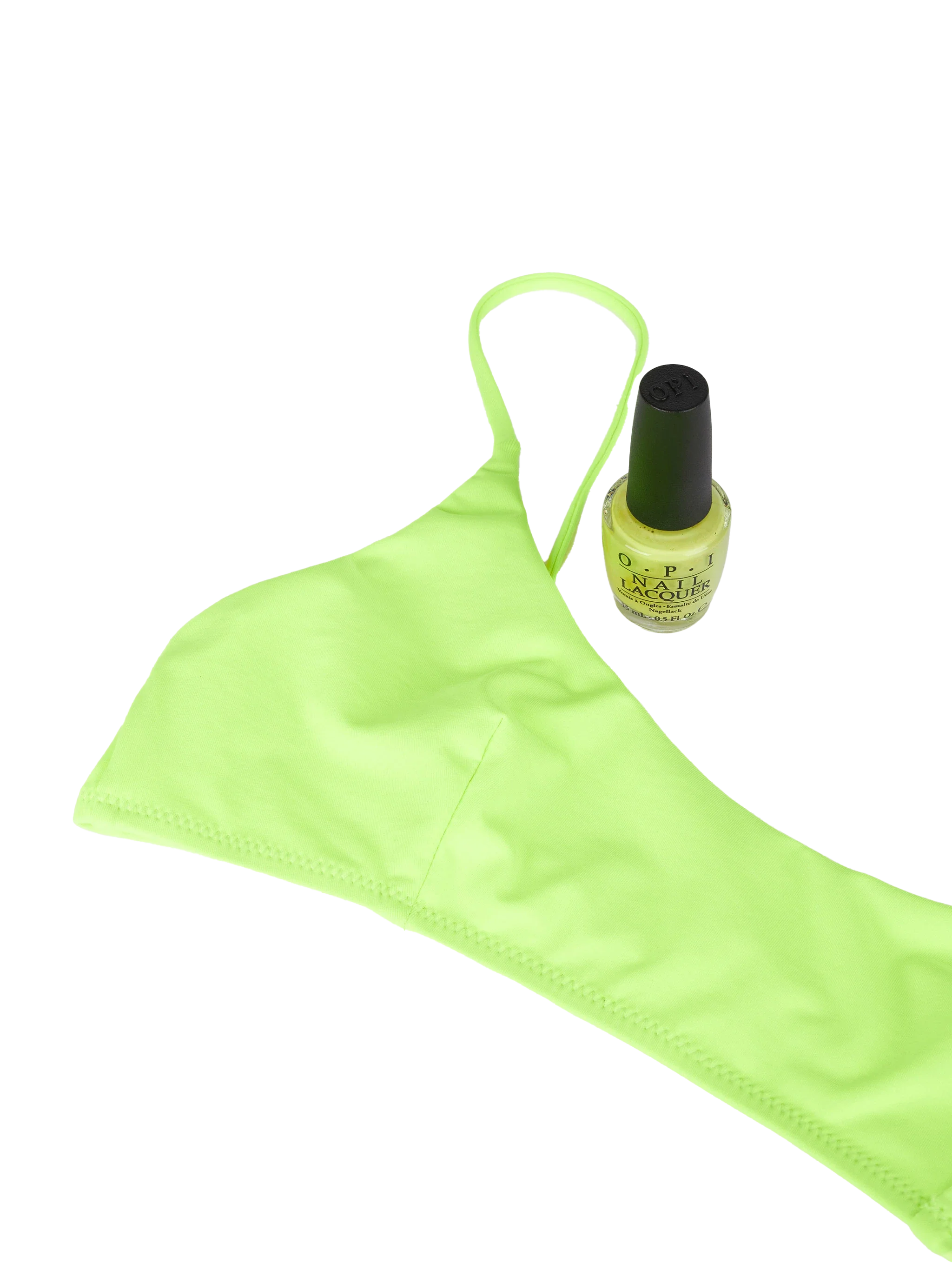 Woman fluo yellow bralette bikini - Image 3