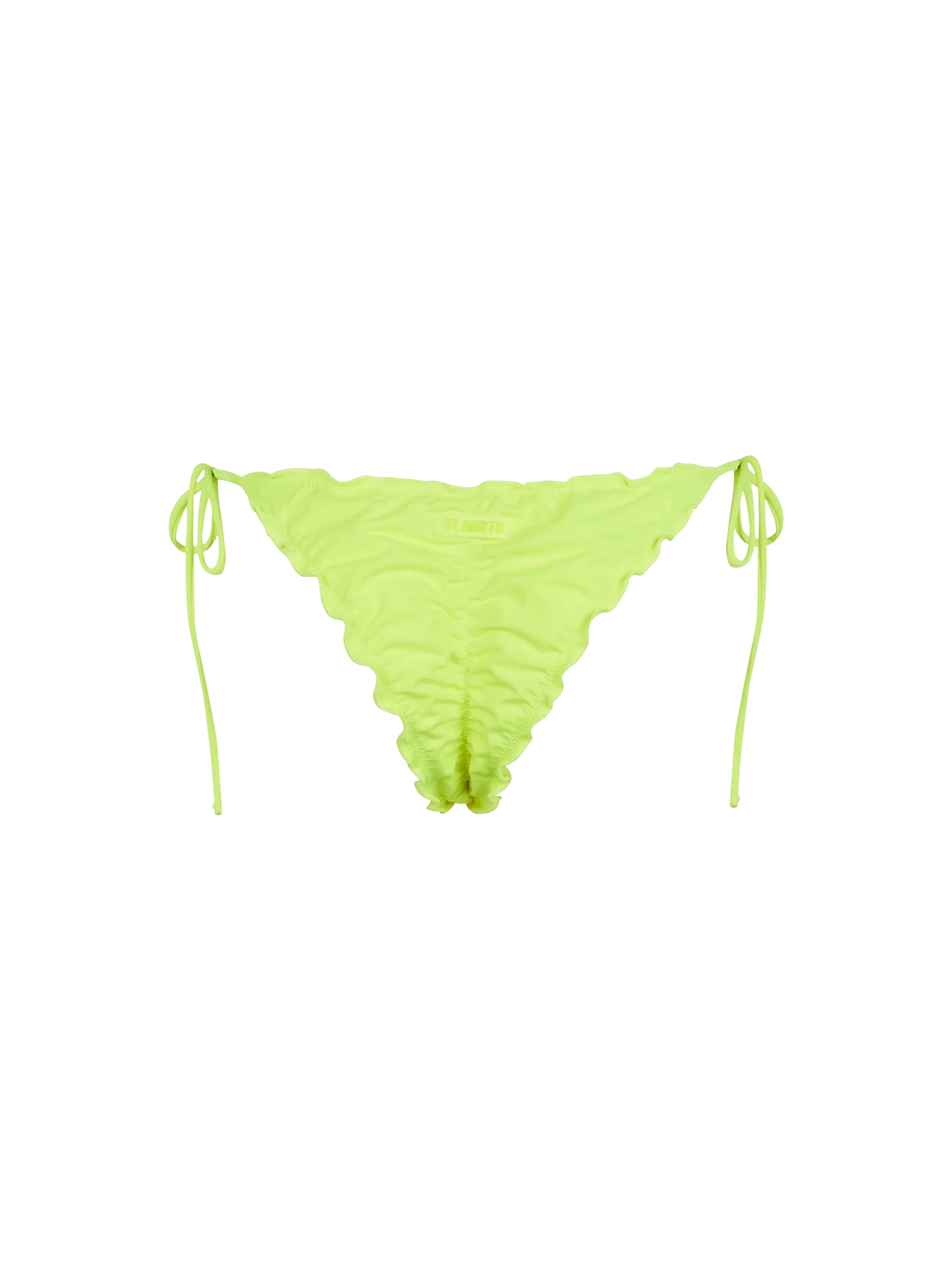 Woman fluo yellow cheeky swim briefs Miami - Image 2
