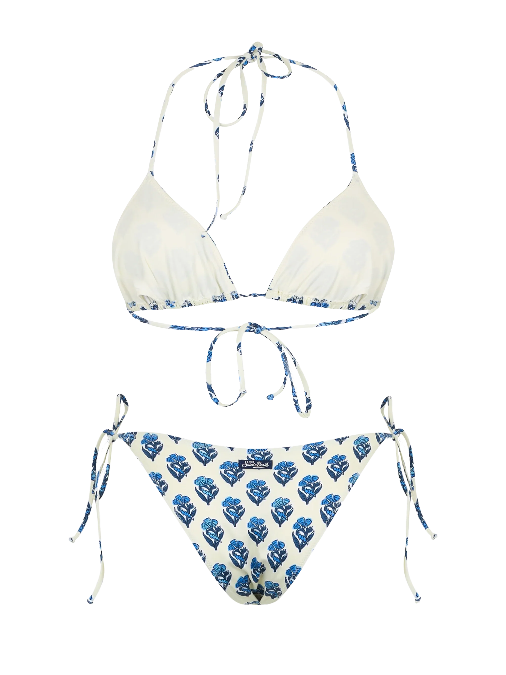 Woman jaipur flower triangle bikini Leah Virgo - Image 3