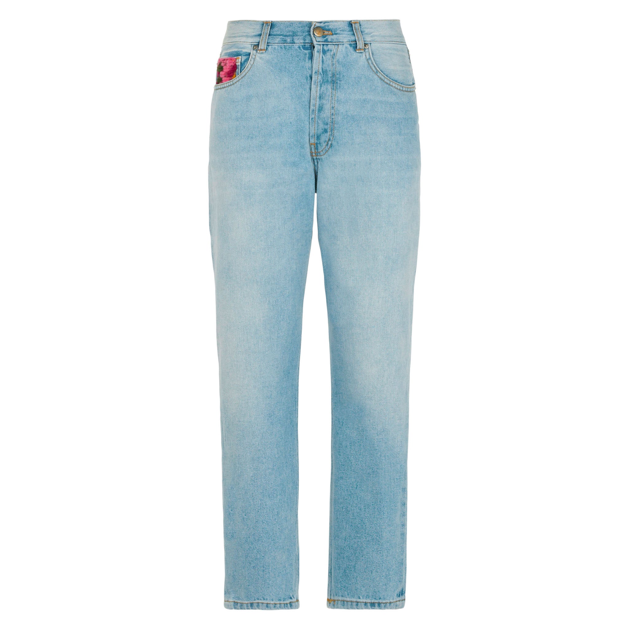 Woman jeans with pockets in crochet - Image 4
