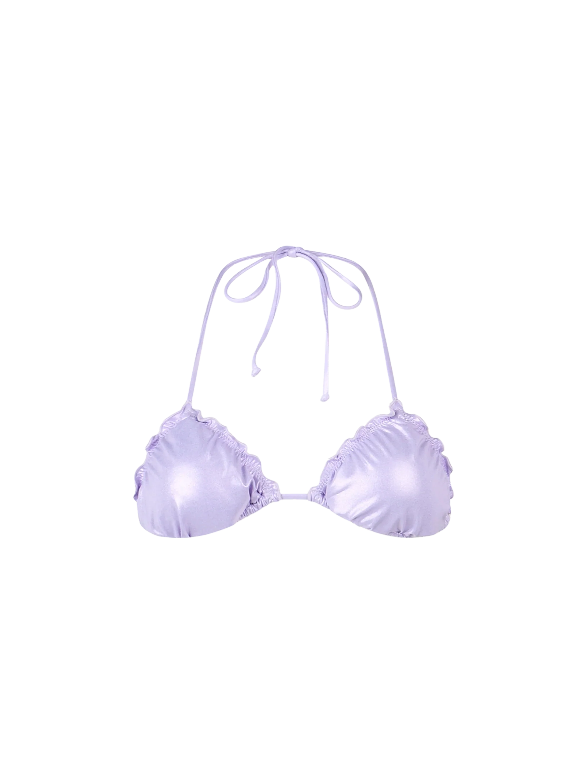 Woman lamina lilac triangle beach top Sagittarius