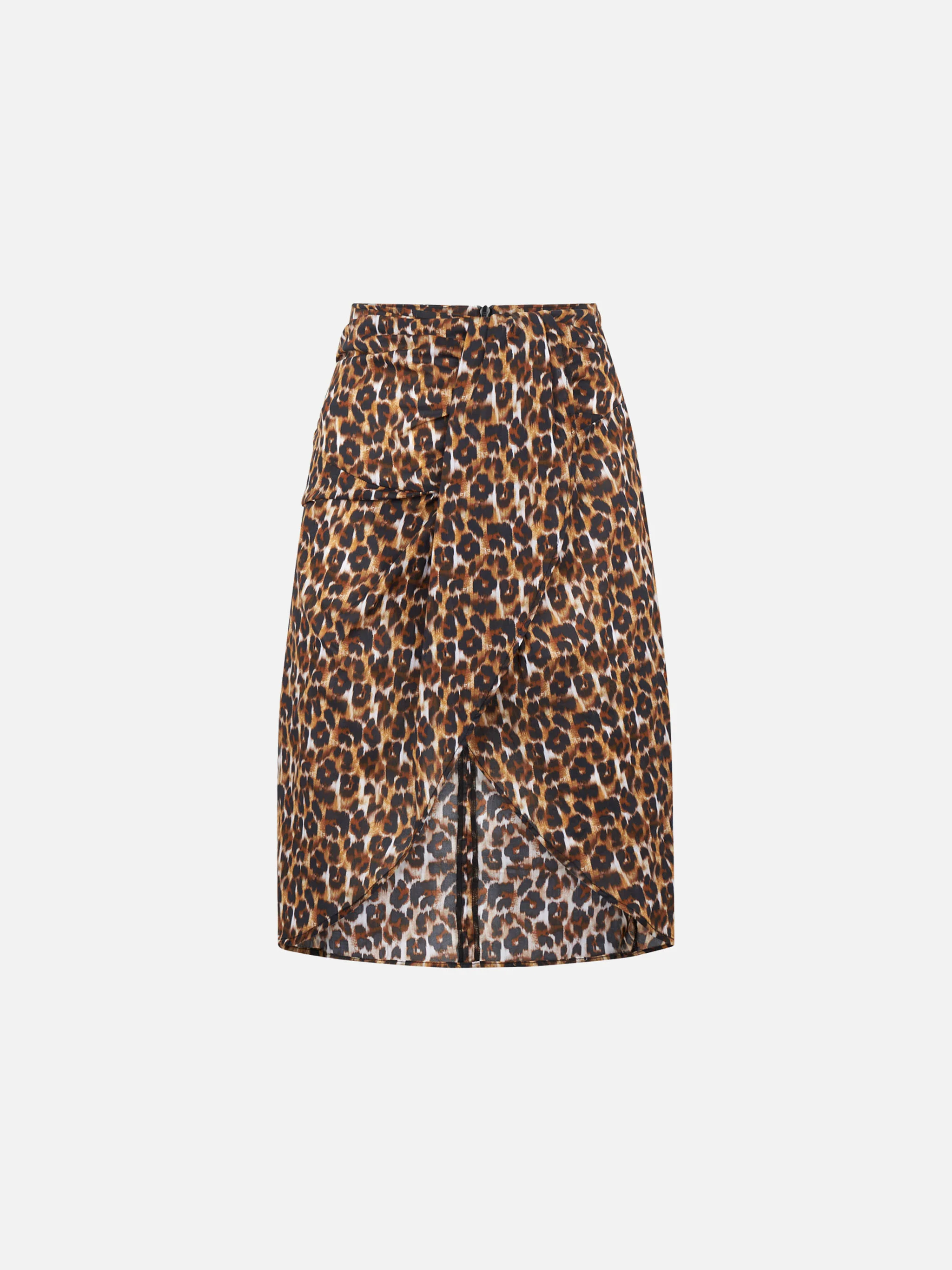Woman midi skirt Amanda with leopard print - Image 4