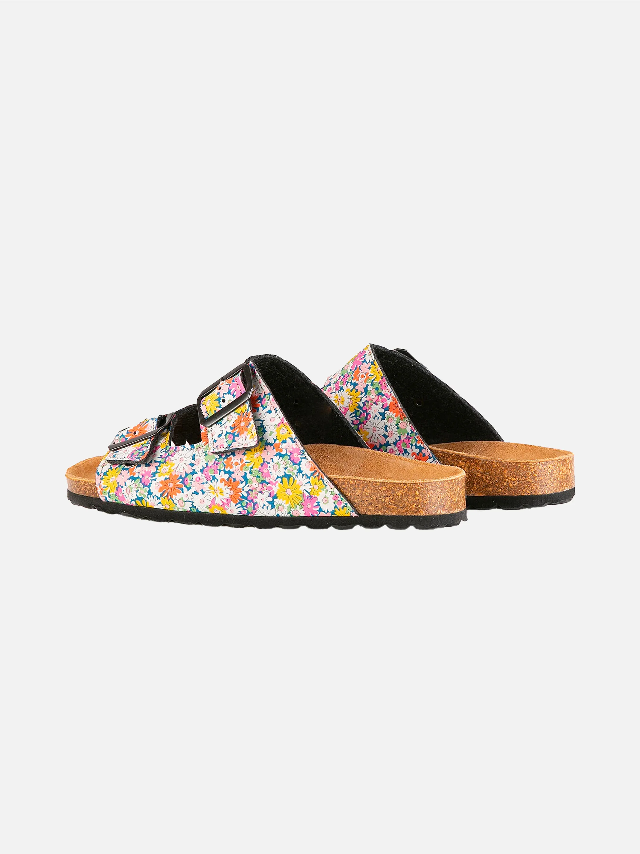 Woman sandals with flower print - Image 3
