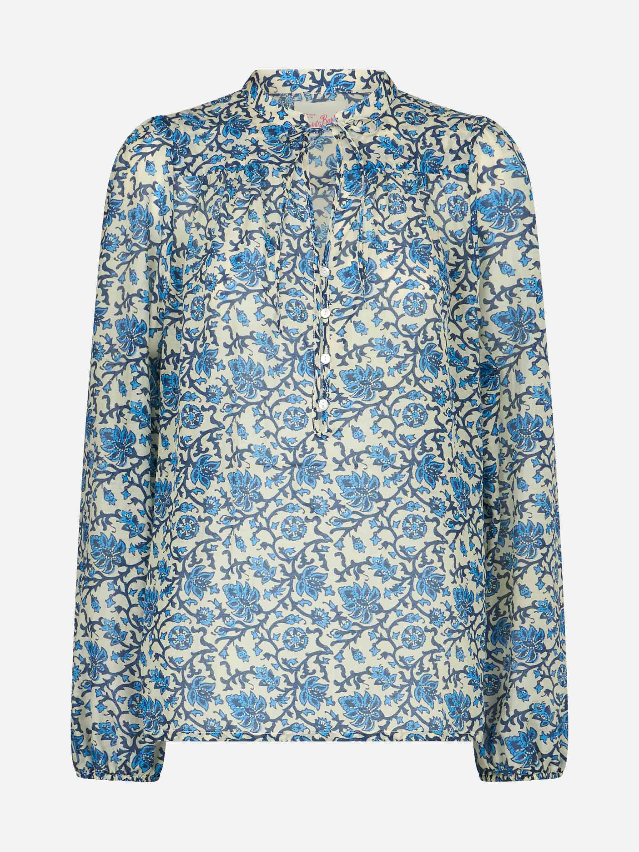 Woman silk voile blouse Harper - Image 5