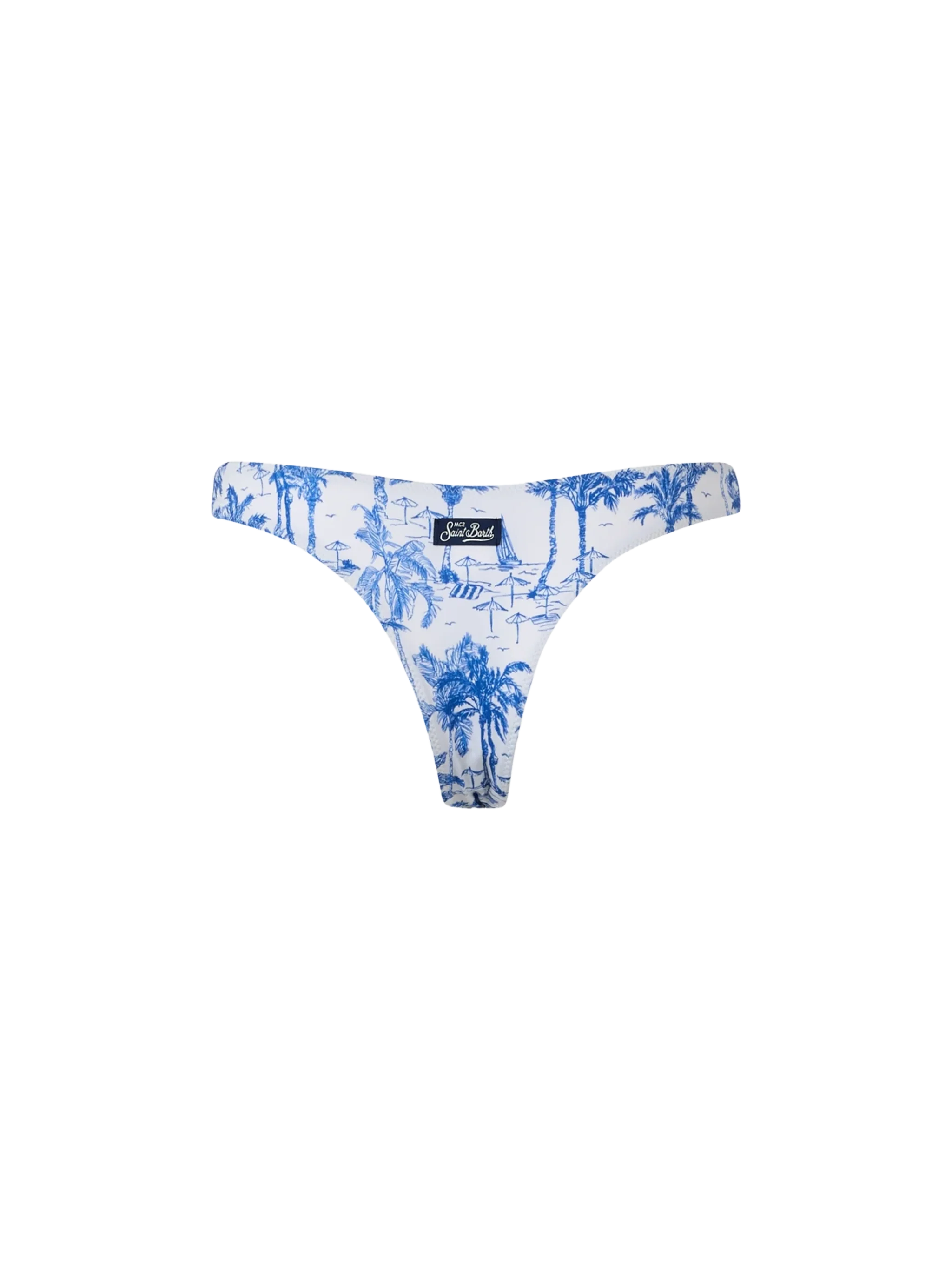 Woman Toile de Jouy cheeky swim briefs Naomi - Image 2