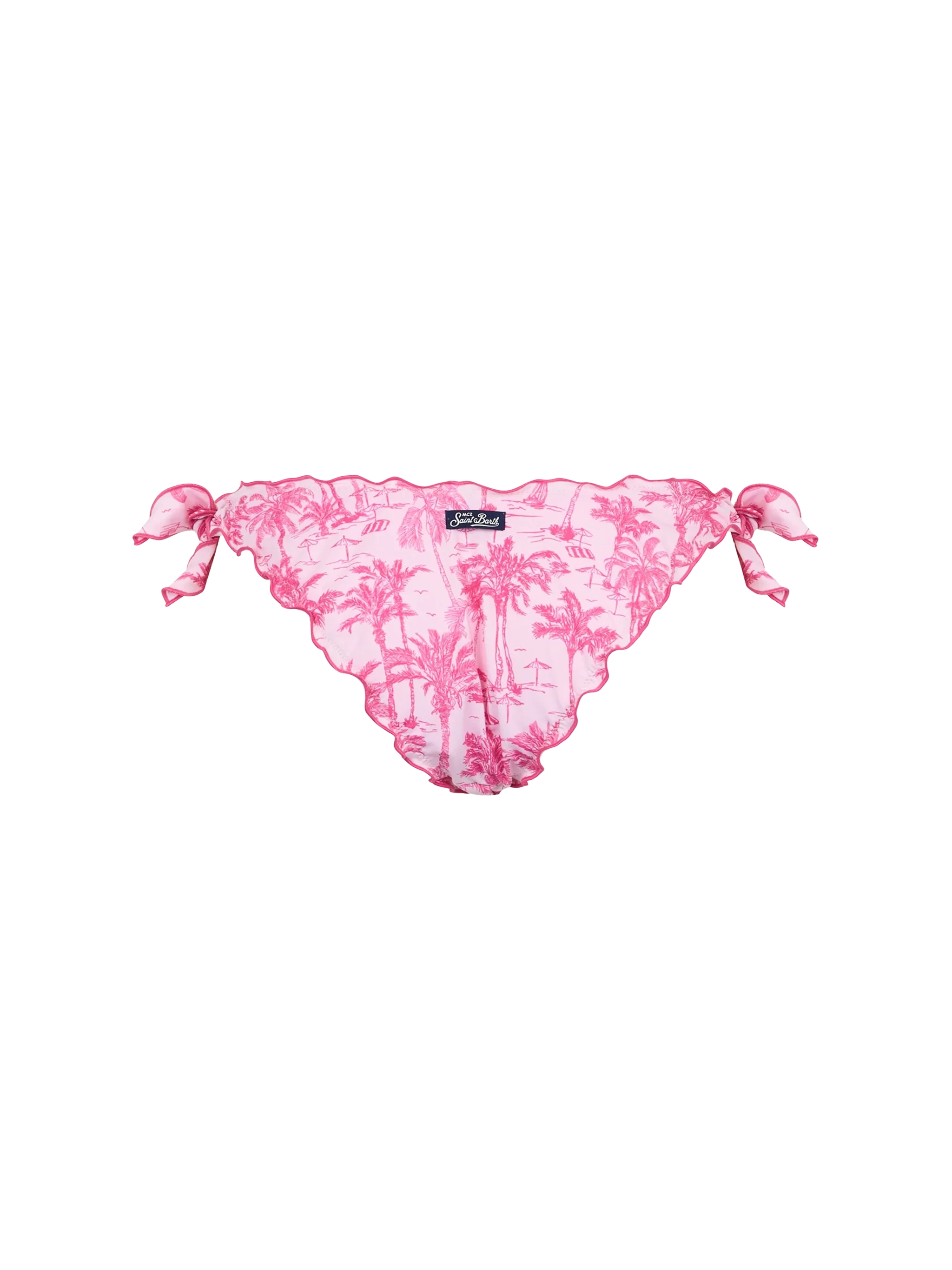 Woman Toile de Jouy classic swim briefs Moon - Image 2