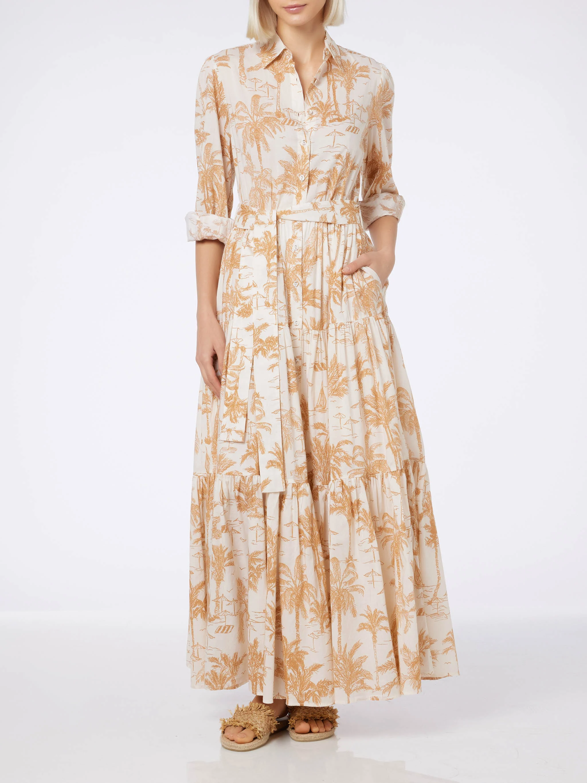Woman Toile de Jouy cotton dress Jensen - Image 5