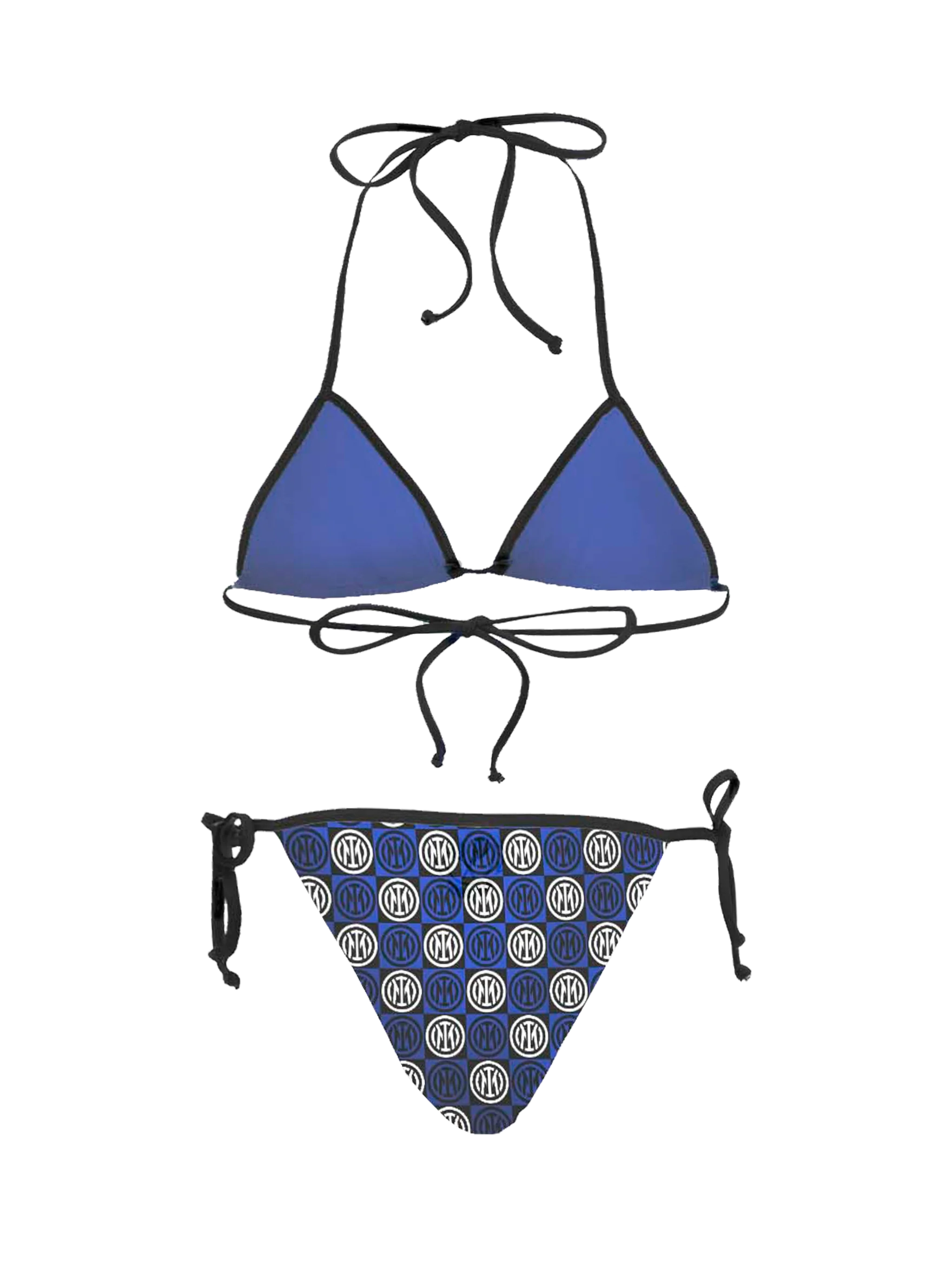 Woman triangle bikini Maleah with Inter logo print | INTER SPECIAL EDITION - Image 2