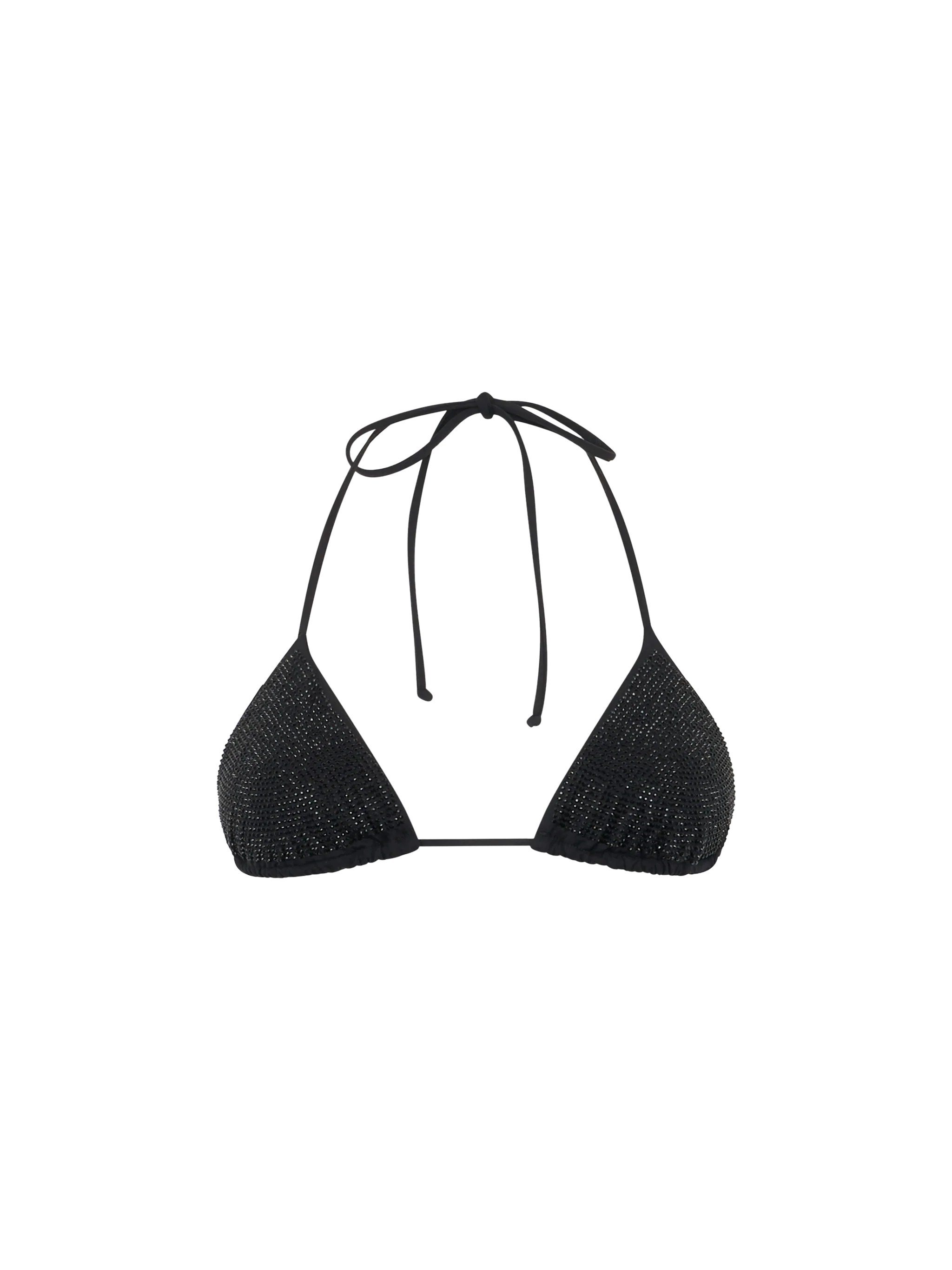 Woman triangle top swimsuit Annabelle with rhinestones