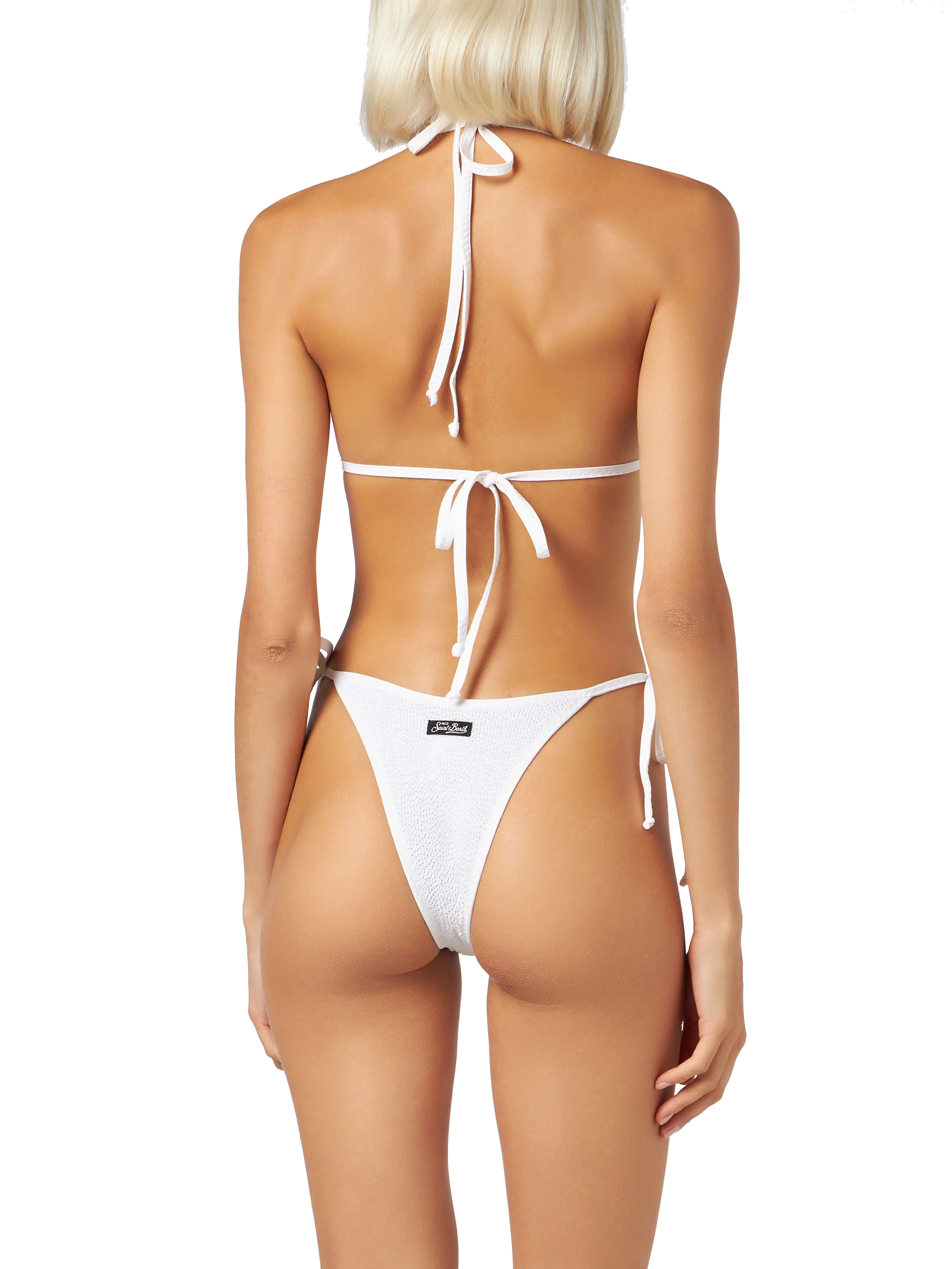 Woman crinkle triangle bikini - Image 3