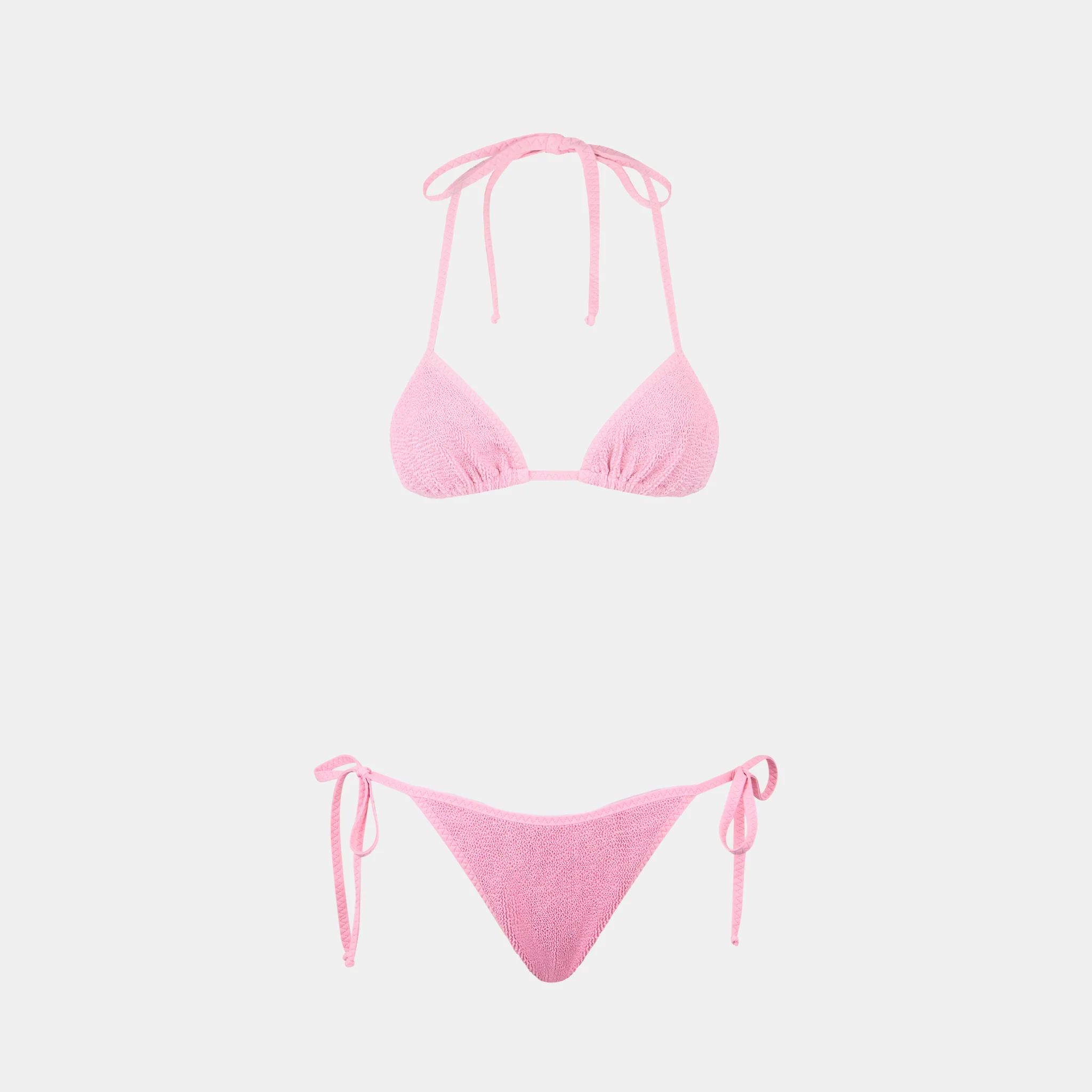 Woman crinkle triangle bikini - Image 5